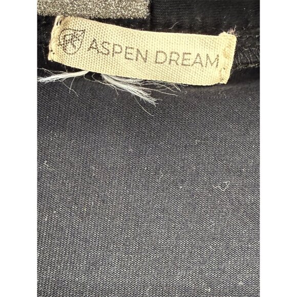 ASPEN DREAM Black PJ Bottoms w/ Robe set Small - Picture 7 of 9